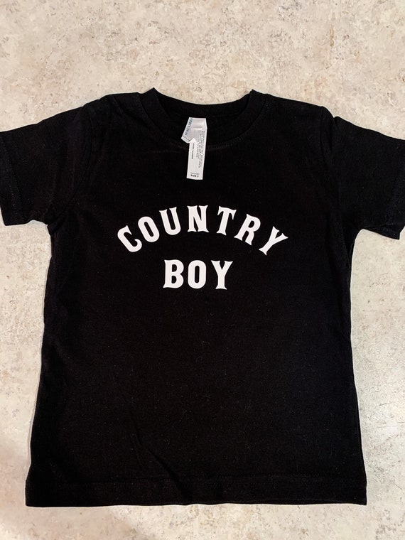 Country boy tee Little boys tees Kids tees Etsy