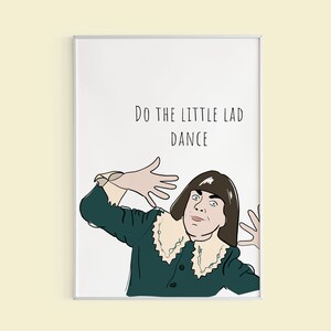 Berries And Cream Do The Little Lad Dance Meme Birthday Card Etsy