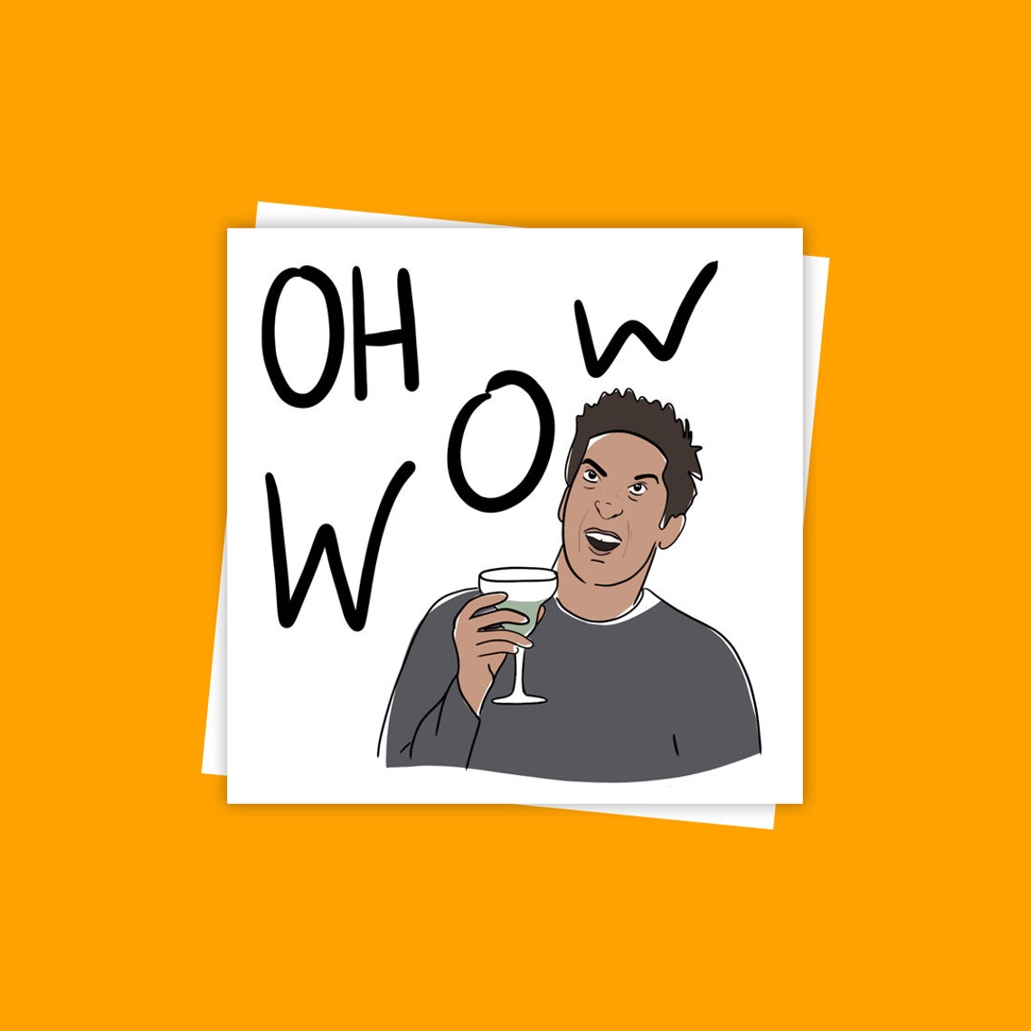 Derpy Ross Geller Oh Wow Margaritas Amigos el programa de