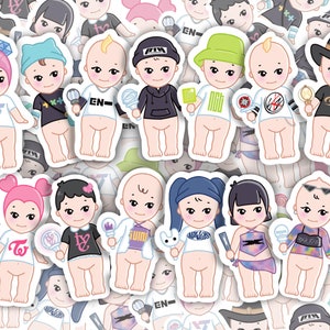 Adesivos inspirados no Kpop Stan Sonny Angel