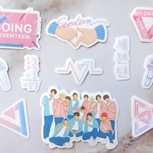 11pcs Seventeen Kpop Sticker Pack