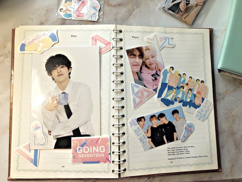 11pcs Seventeen Kpop Sticker Pack