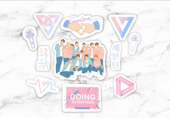 11pcs Seventeen Kpop Sticker Pack - Etsy