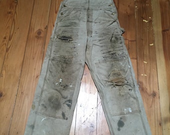 Carhartt Bib overalls, distressed