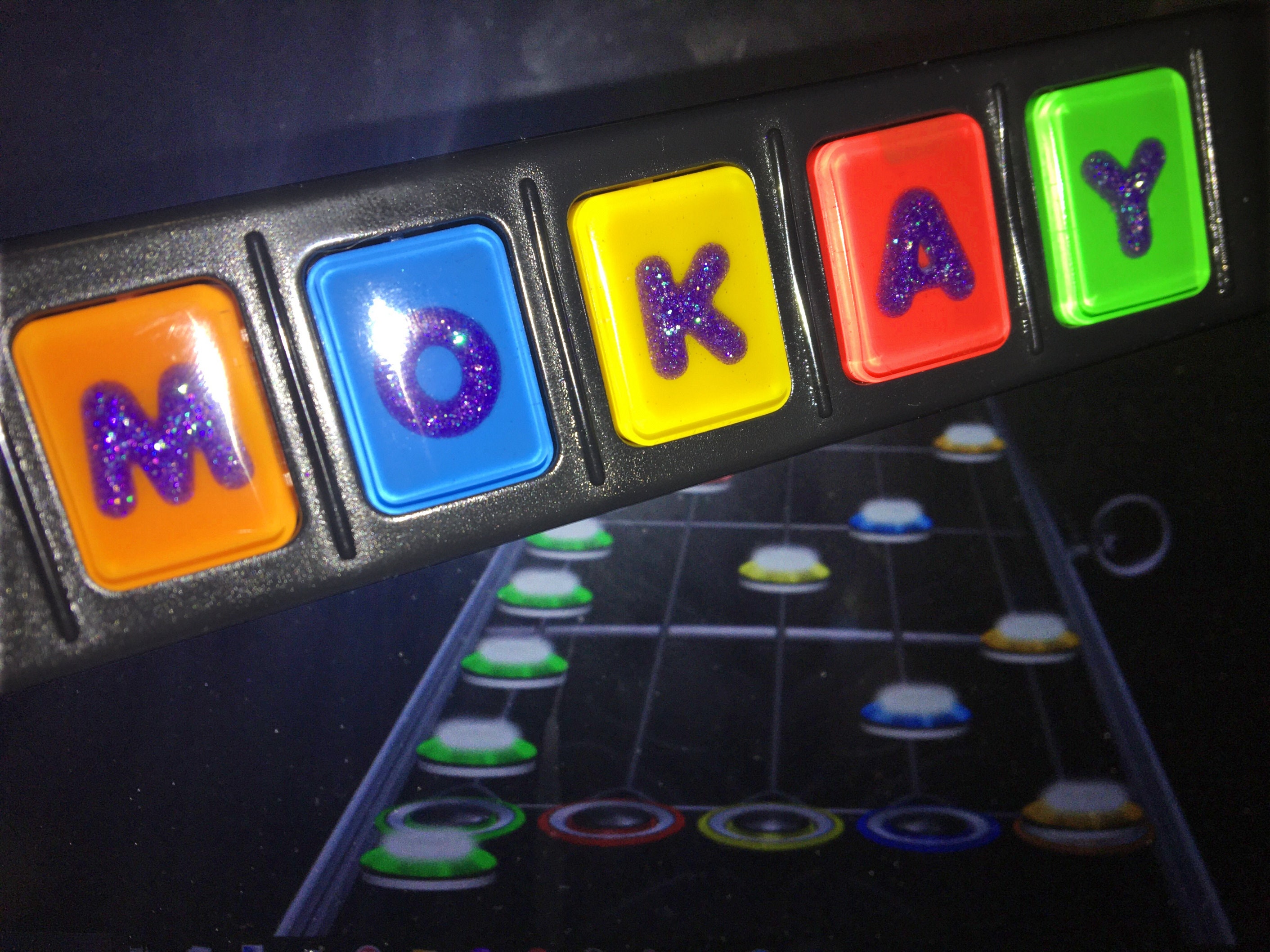 Highly Customizable Guitar Hero/ Clone Hero Fret Buttons Etsy