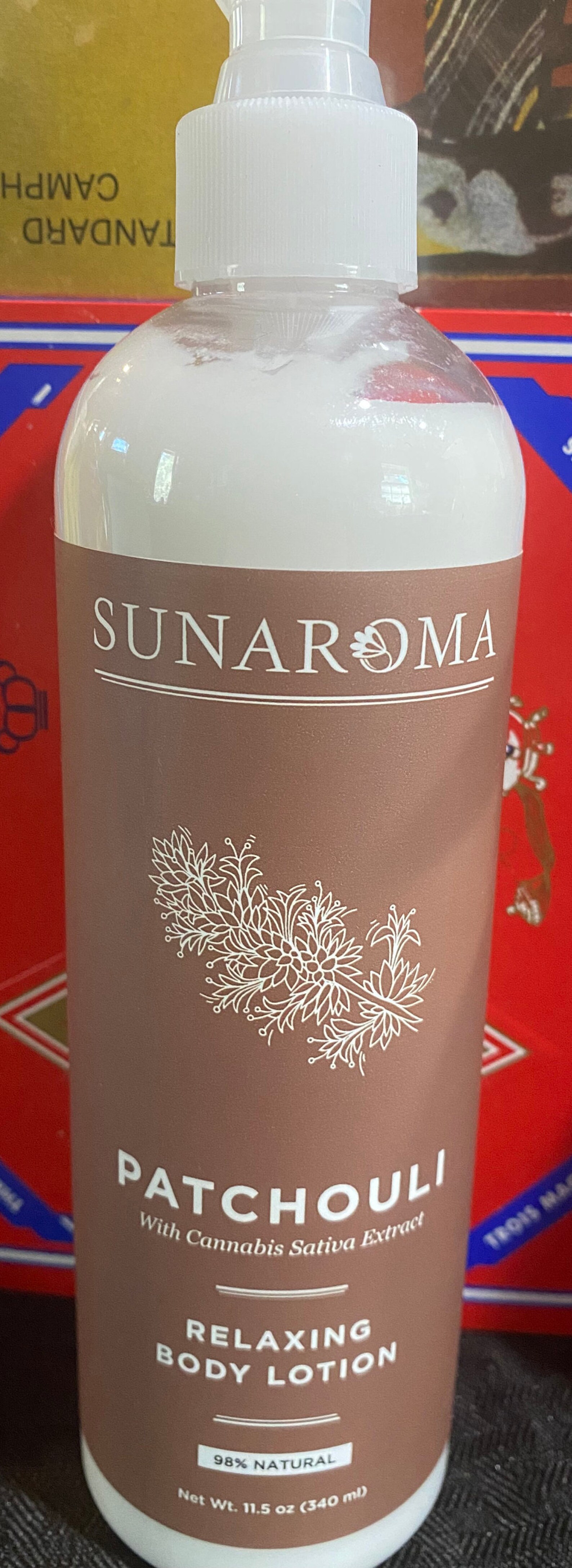 Sunaroma Body Lotion Lavender or Patchouli. Calming Body Etsy UK