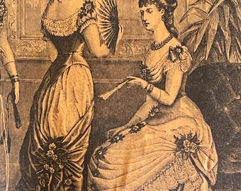 Vintage Victorian style Art Print.