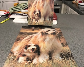 Dog and puppy vintage jigsaw puzzle