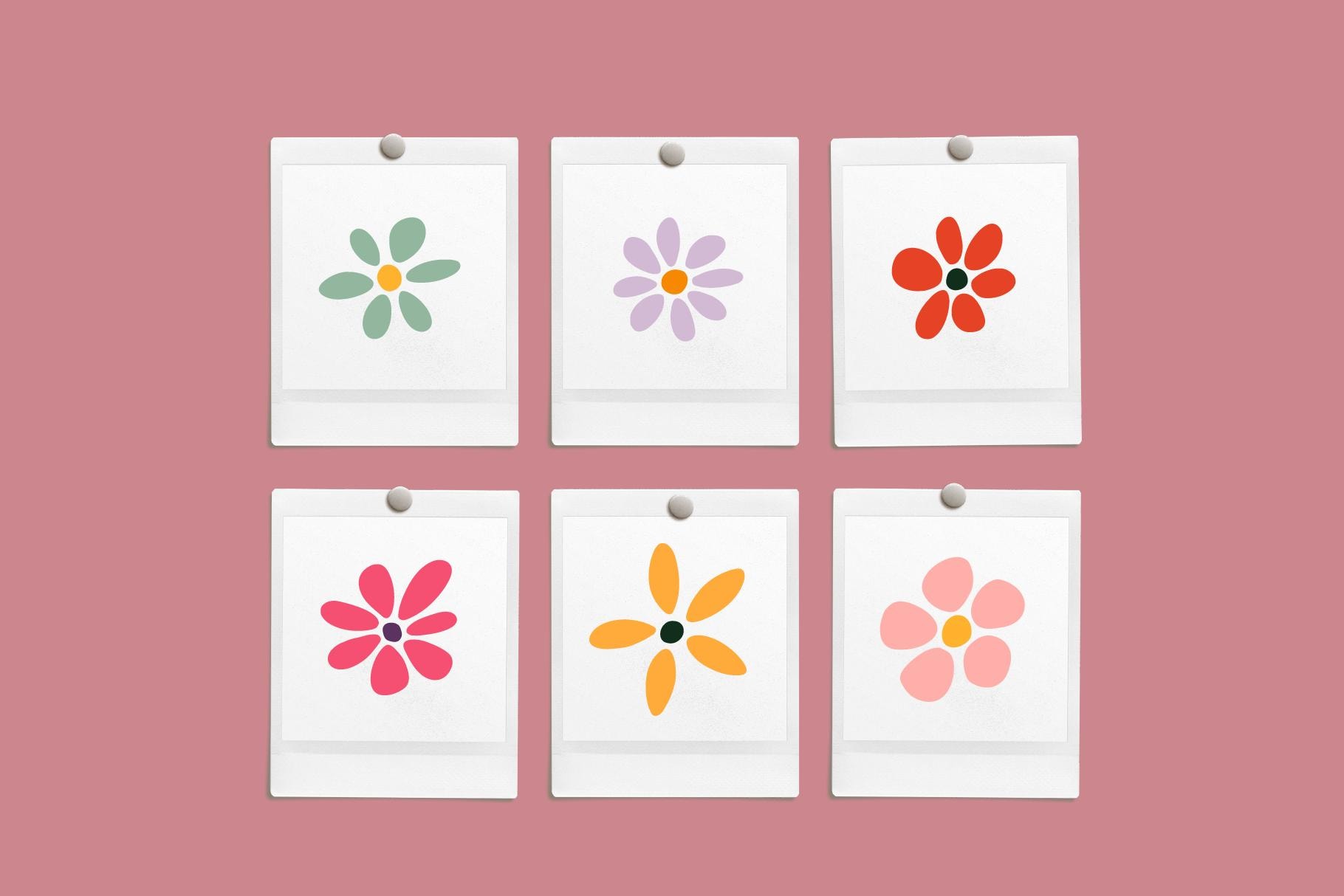 Vector Abstract Svg Flowers Abstract Flower Vector Graphics | Abstract Floral Clipart | Flowers SVG ...