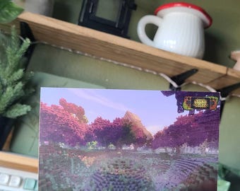 Cozy Nightz SMP Season 7 Postcard – July Postcard