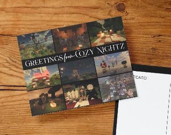 Cozy Nightz SMP Greetings Postcard – Limited Edition