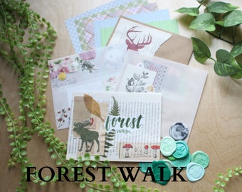 forest walk stationery set | journalling | penpal set | penpal pack | paper crafts | paper sets