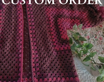 CUSTOM ORDER | Made to Order| Cardigan | Sweater |Handmade Sweater | Gifts for her | Cottagecore Gifts | Gifts for mom