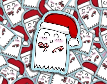 Adorable Holiday Ghost Sticker, Holiday Sticker Pack