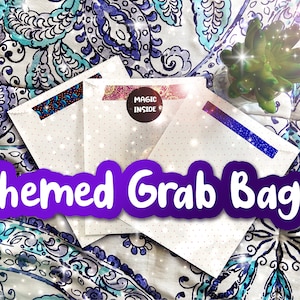 Bolsas de sorpresas temáticas, reserva de chatarra o decoración, pegatinas sorpresa aleatorias y ¡mucho más!