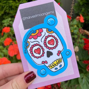 Sugar Skull, Skull Candy, version chewing-gum, vinyle autocollant mat