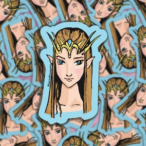 Twilight Princess Sticker, Legend of Zelda, Matte Vinyl Die Cut