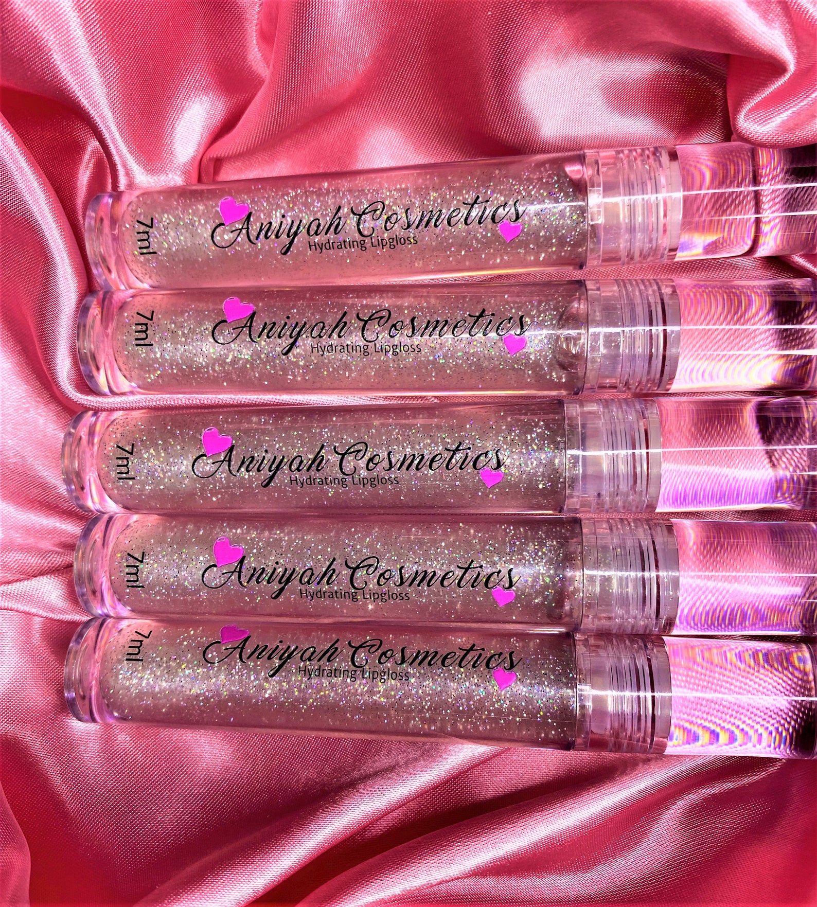 Lip Gloss Clear Lip Gloss Glitter Lip Gloss Holographic Etsy UK