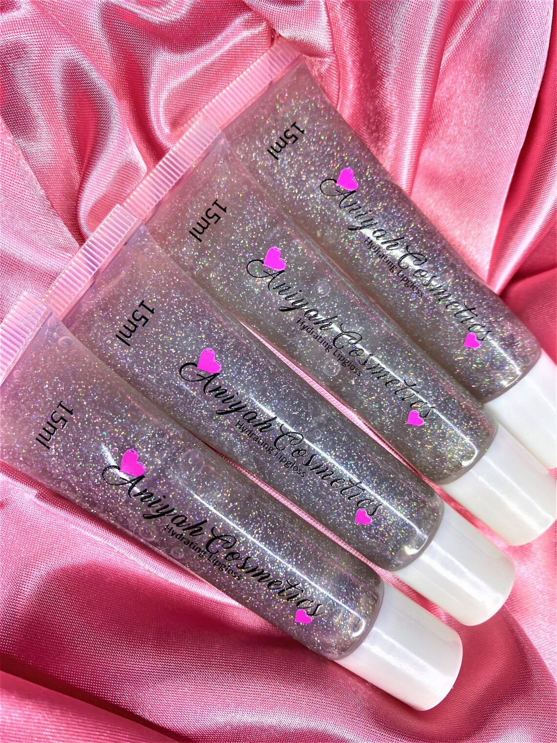 Lip Gloss Clear Lip Gloss Glitter Lip Gloss Holographic Etsy