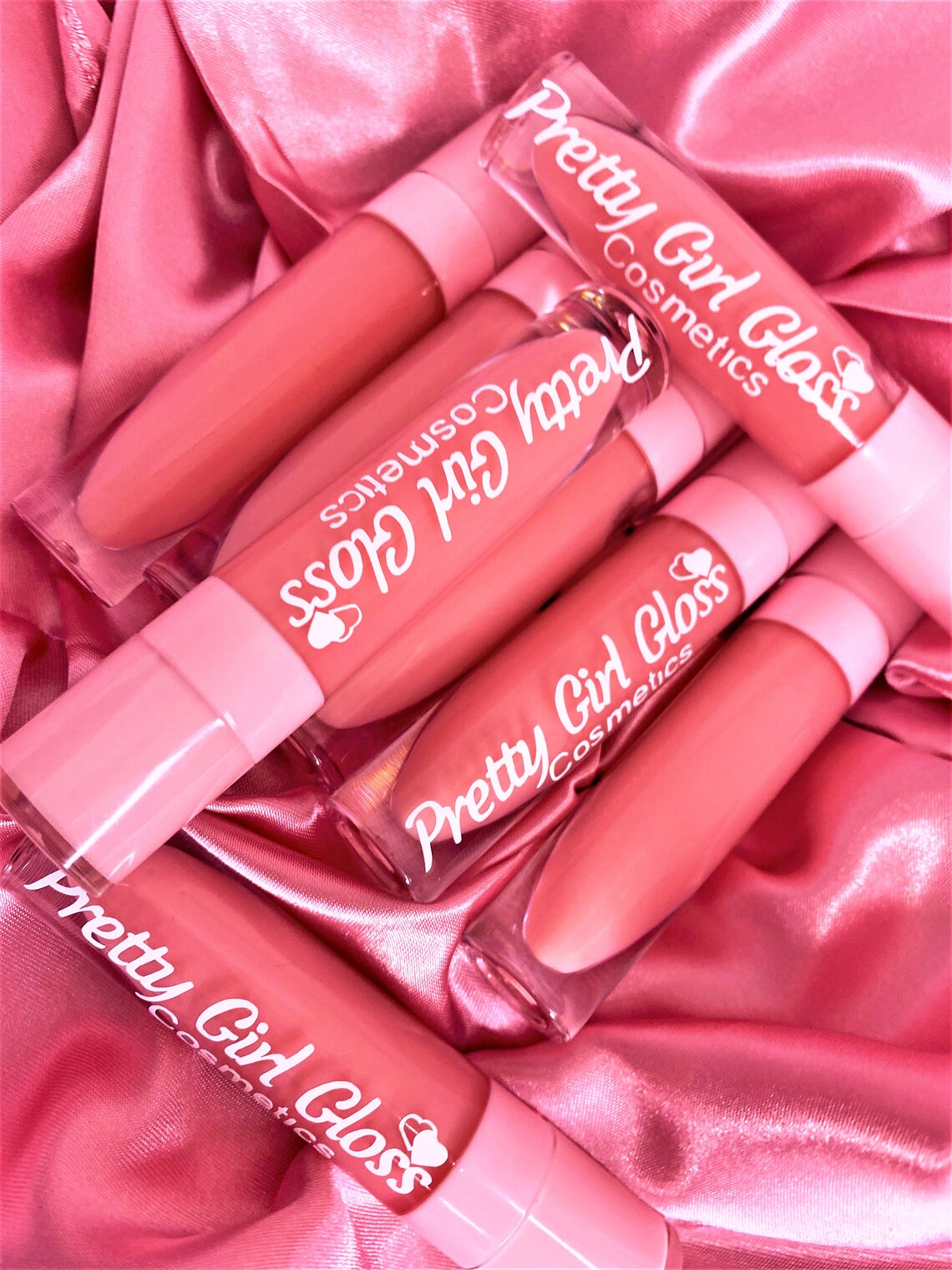 Pink Nude Lip Gloss Lip Gloss Pink Lip Gloss Wand Tube Lip Etsy UK