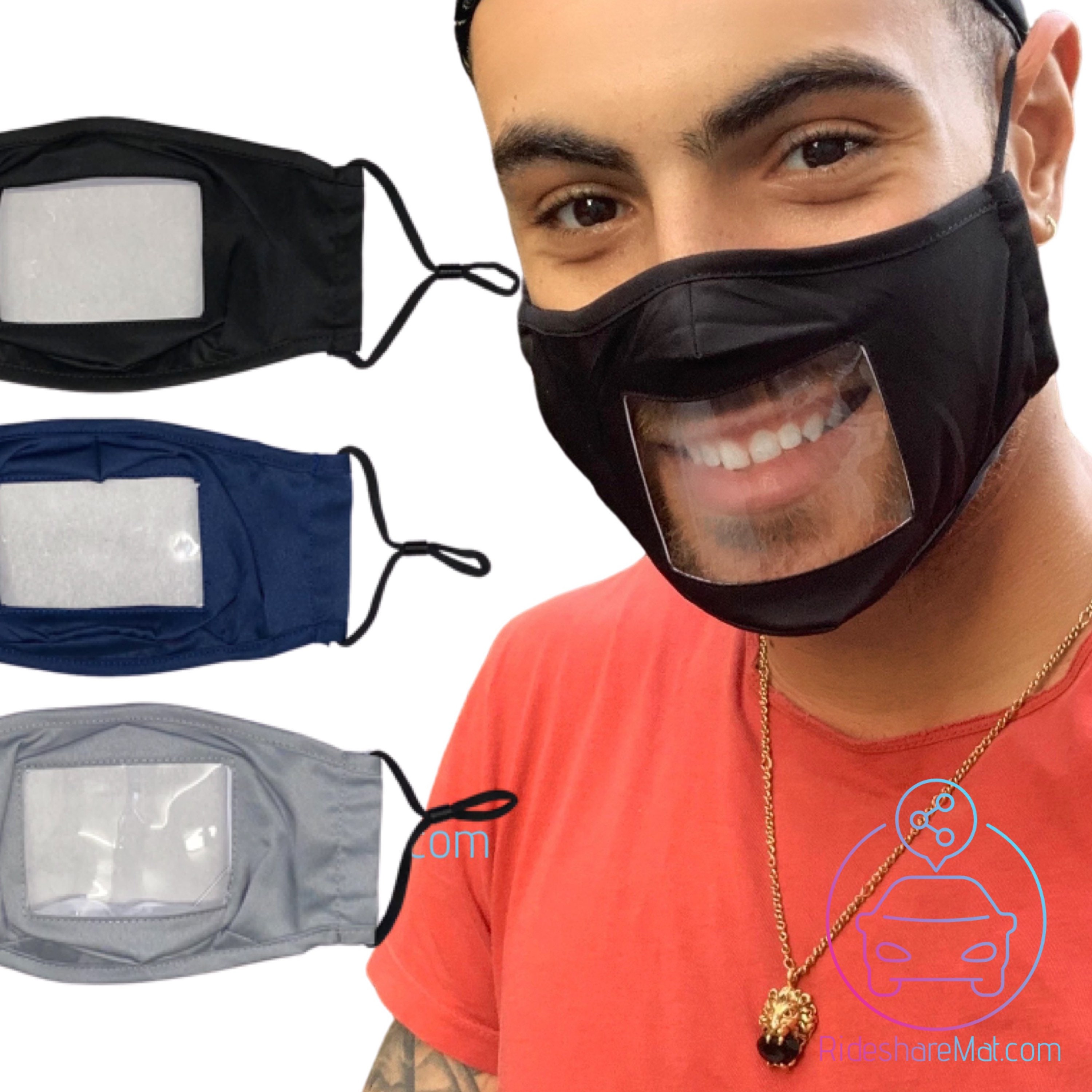 Adult Unisex Transparent Face Mask Mask for Teachers Hard - Etsy