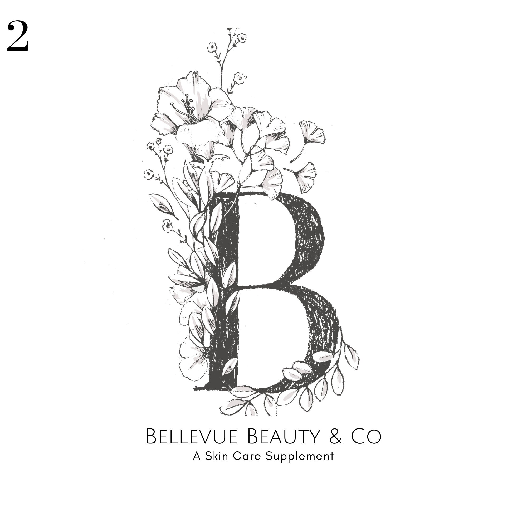 B Logo Design Brand Design Business Logo Floral Logo - Etsy