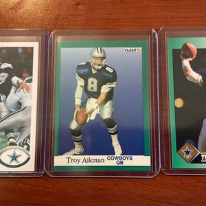 Hall of Famer Troy Aikman Trading Cards!