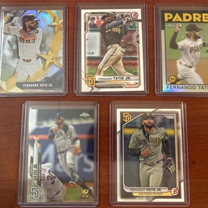 Five Fernando Tatis Jr. Trading Cards!