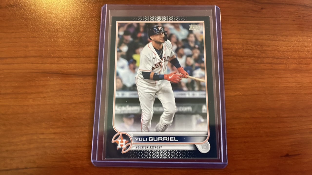 Yuli Gurriel Baseball Paper Poster Astros 2 - Yuli Gurriel - Kids