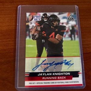 Jaylan Knighton Autograph Trading Card!