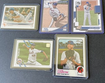 ジェイコブ・デグロムの直筆サイン入りMLB公式野球ファンタスティック