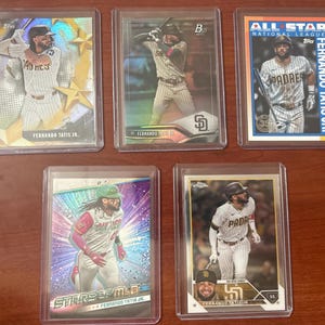 Five Fernando Tatis Jr. Trading Cards!