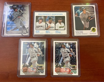 Five Anthony Volpe Trading Cards!