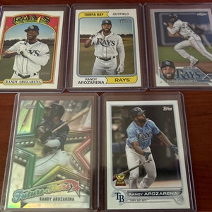 Five Randy Arozarena Trading Cards!