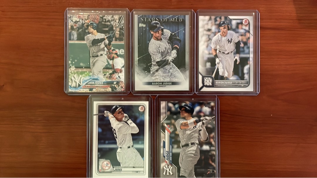 Five Aaron Judge Trading Cards Etsy