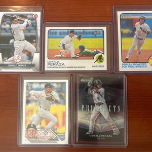 Five Oswald Peraza Trading Cards!