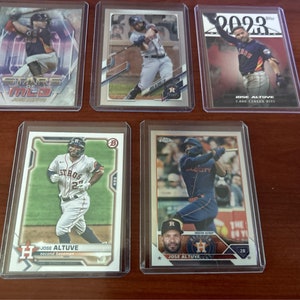 Five Jose Altuve Trading Cards!