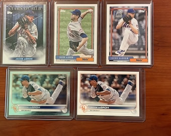 ジェイコブ・デグロムの直筆サイン入りMLB公式野球ファンタスティック