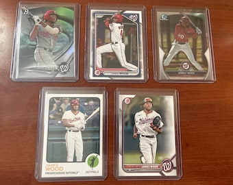 Five James Wood Trading Cards!