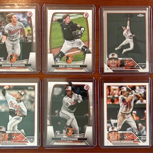Zes Baltimore Orioles ruilkaarten!