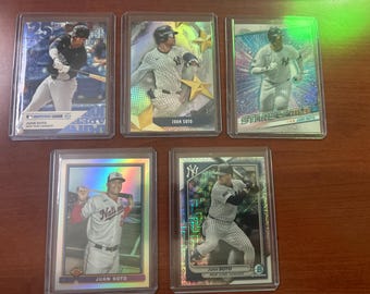 Five Juan Soto Trading Cards!