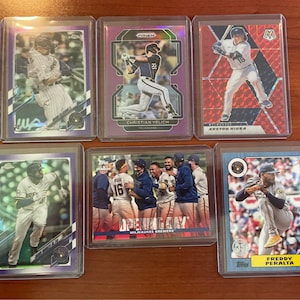Zes Milwaukee Brewers Trading Cards!