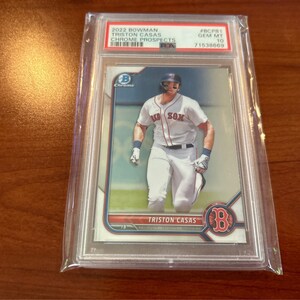 Tristan Casas 2022 Bowman Chrome PSA 10!