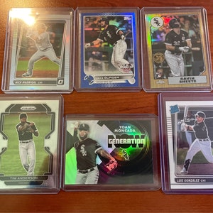 Seis cromos colecionáveis do Chicago White Sox!