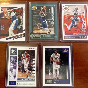 Five Anthony Davis Trading Cards!