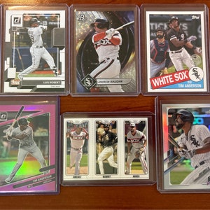 Seis cromos colecionáveis do Chicago White Sox!