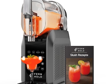 Slushmaskin med 7 smarta program - 1,8L slushmaskin för hemmabruk, för slushies, frappés, milkshakes, margaritas, vin och fryst juice