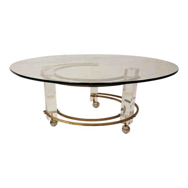Lucite Coffee Table Etsy