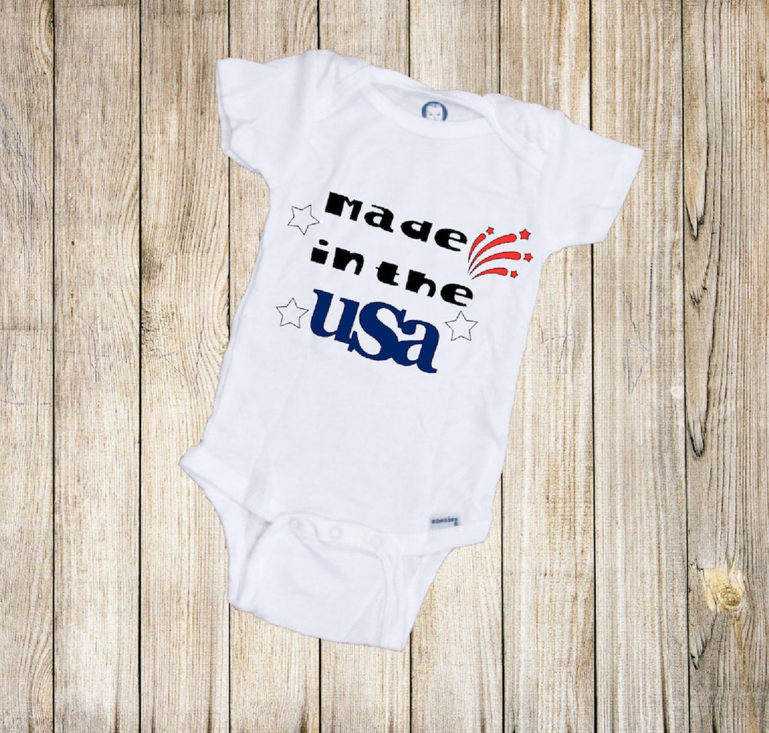 Made in the USA Baby Onesie® Baby Onesie® Baby Shower Gift Etsy UK