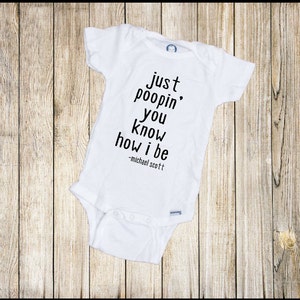 Body de bebé "Solo cago, ya sabes cómo soy", Body de bebé, Body divertido para bebé, Regalo para baby shower, Body de la oficina, Body de programa de televisión